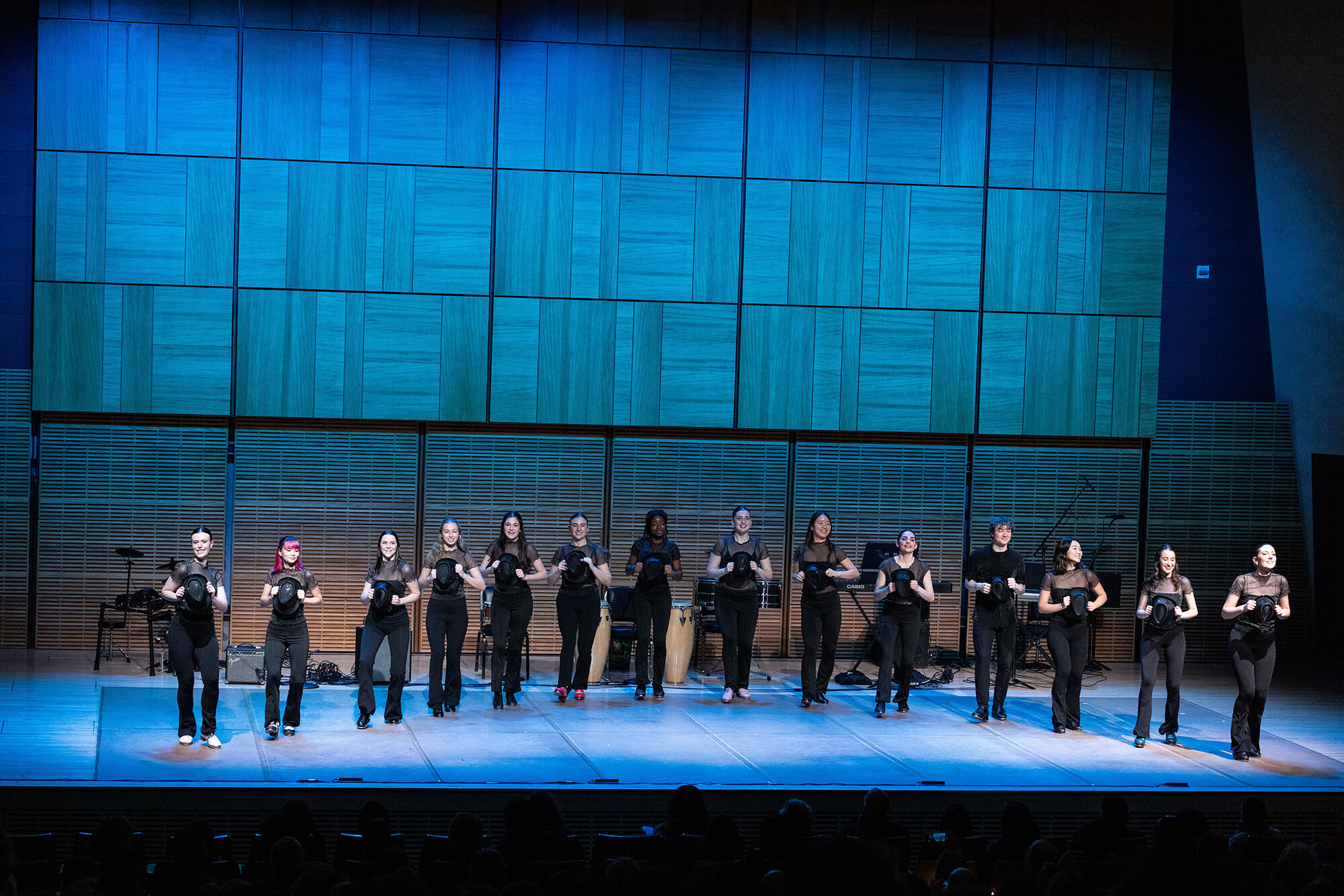 Penn’s Soundworks Tap Factory on stage at Carnegie Hall.