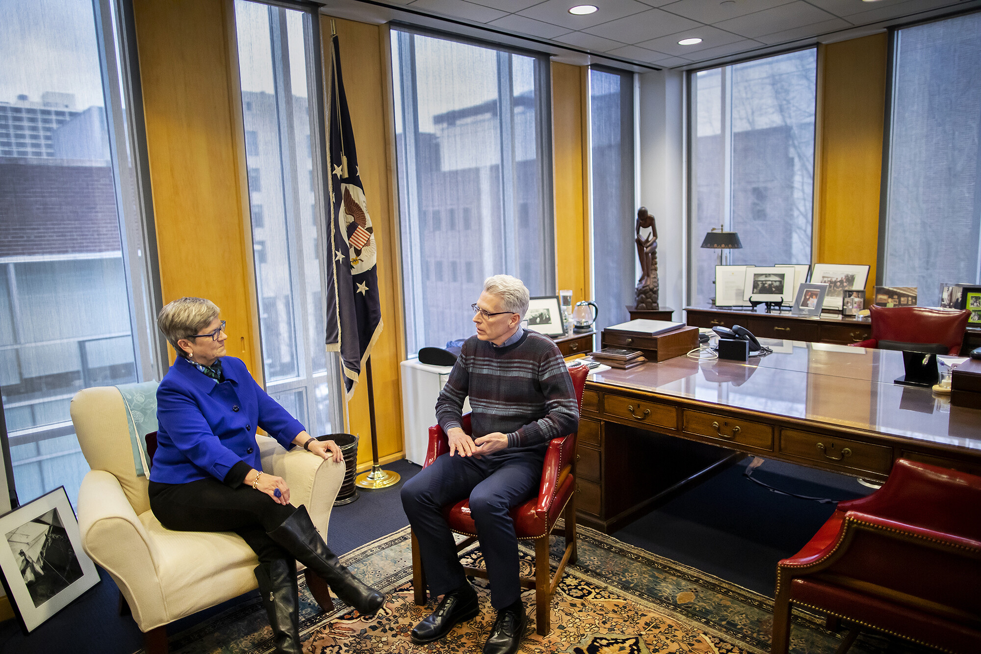 Kathleen Hall Jamieson and Eugene Kiely.