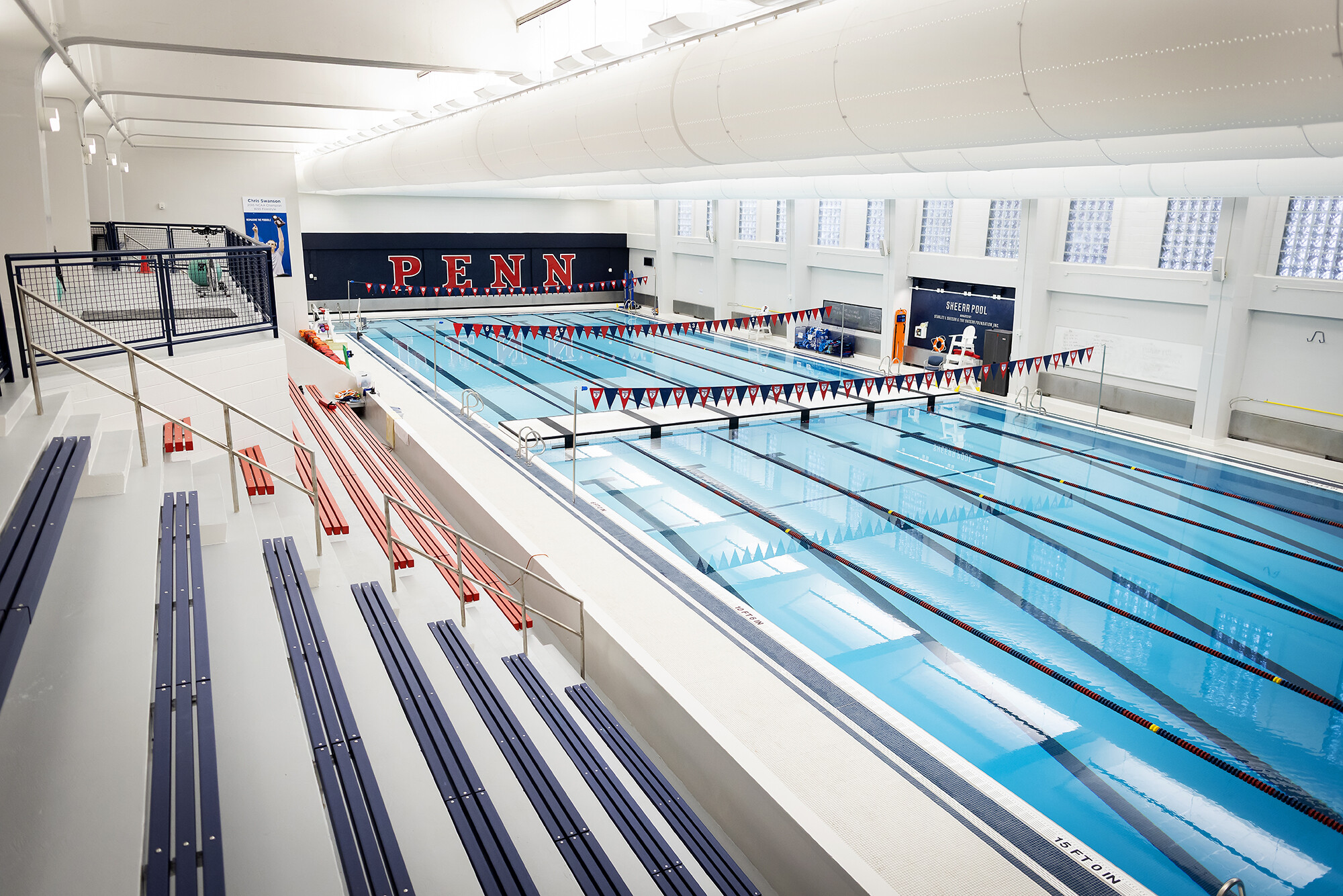 A new and upgraded Sheerr pool sits empty.