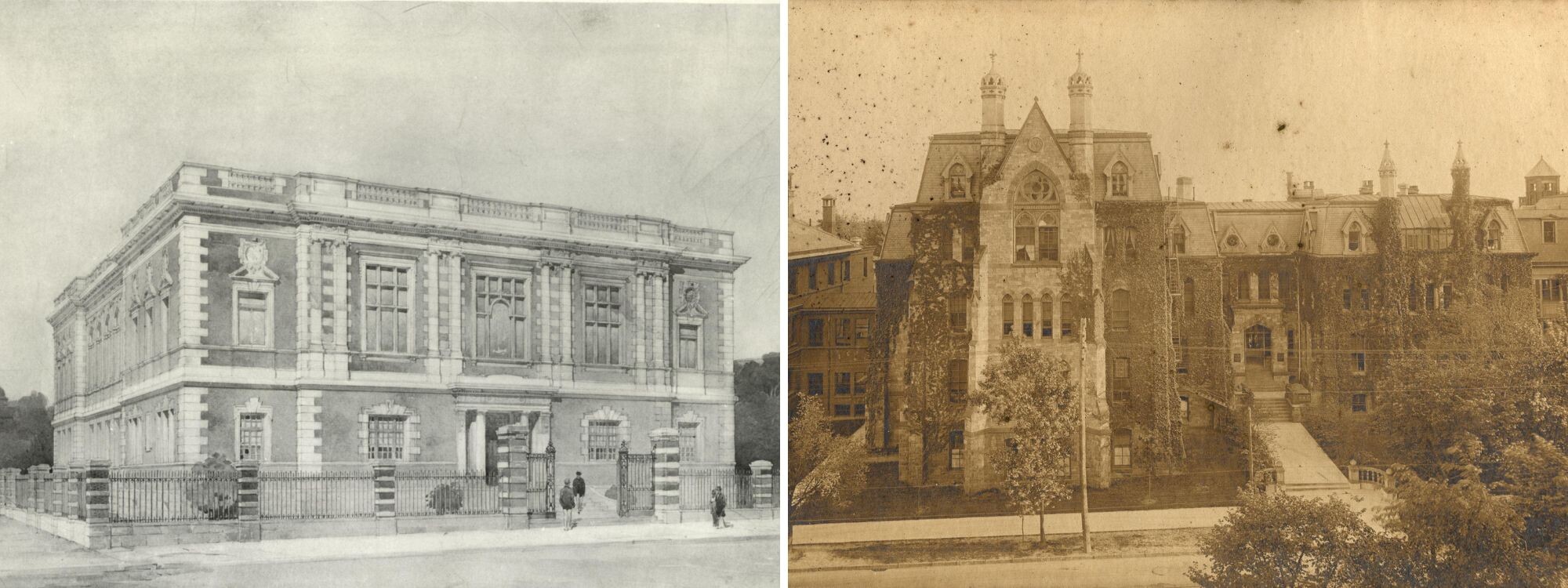 Penn’s Law School in 1898; HUP in 1902.