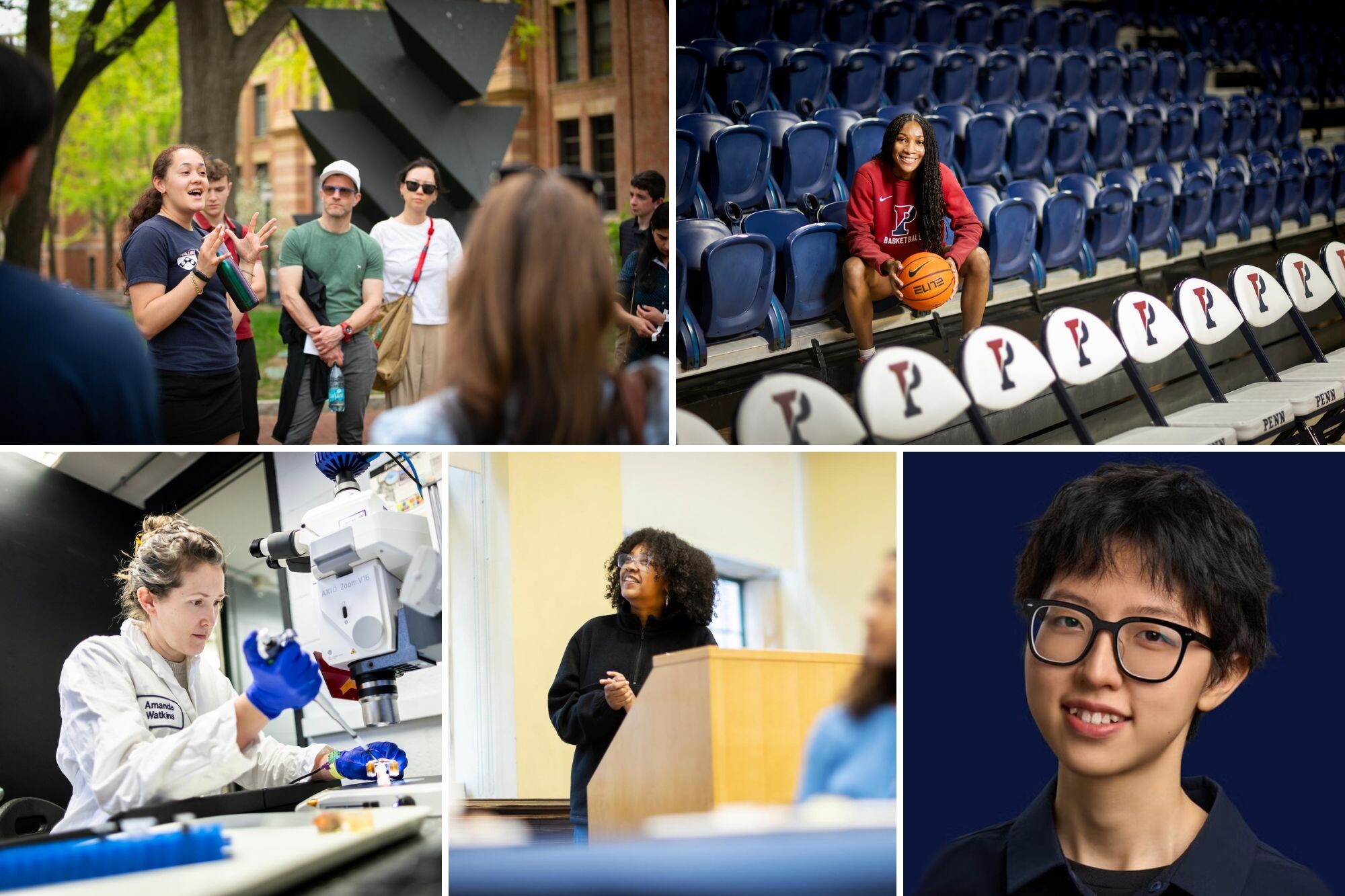 (Top row, from left) Gabrielle Fine and Simone Sawyer. (Bottom row, from left) Amanda Watkins, Kara Butler, and Nature Hu.