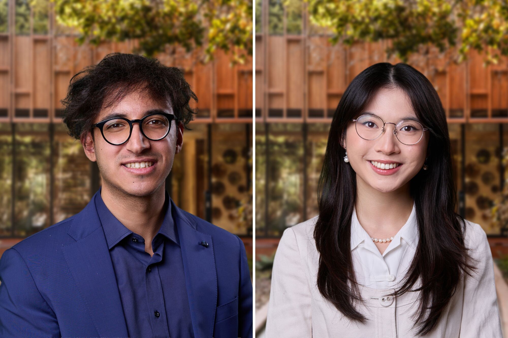 Naseebullah Andar and Brianna Leung