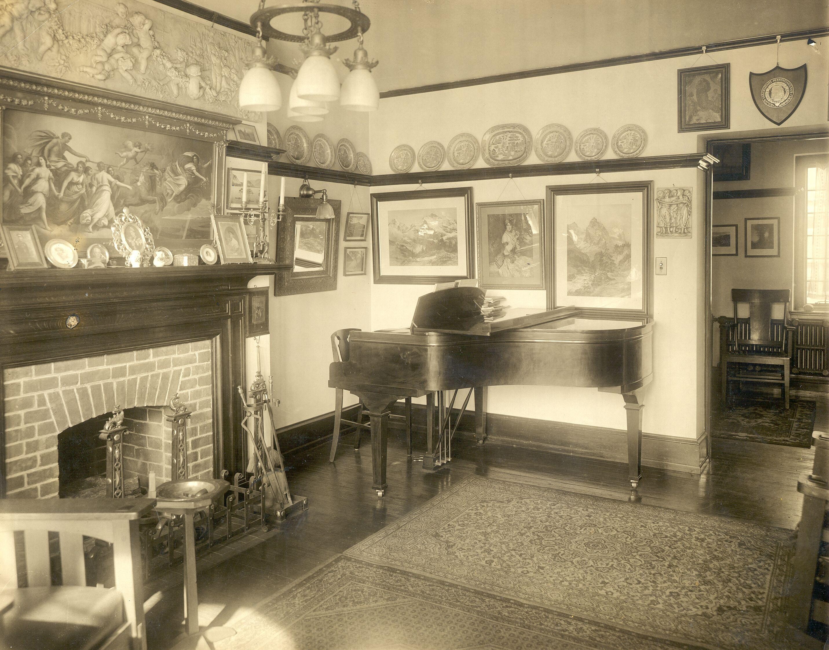 Room 235 in Cleeman House, in March 1917. 