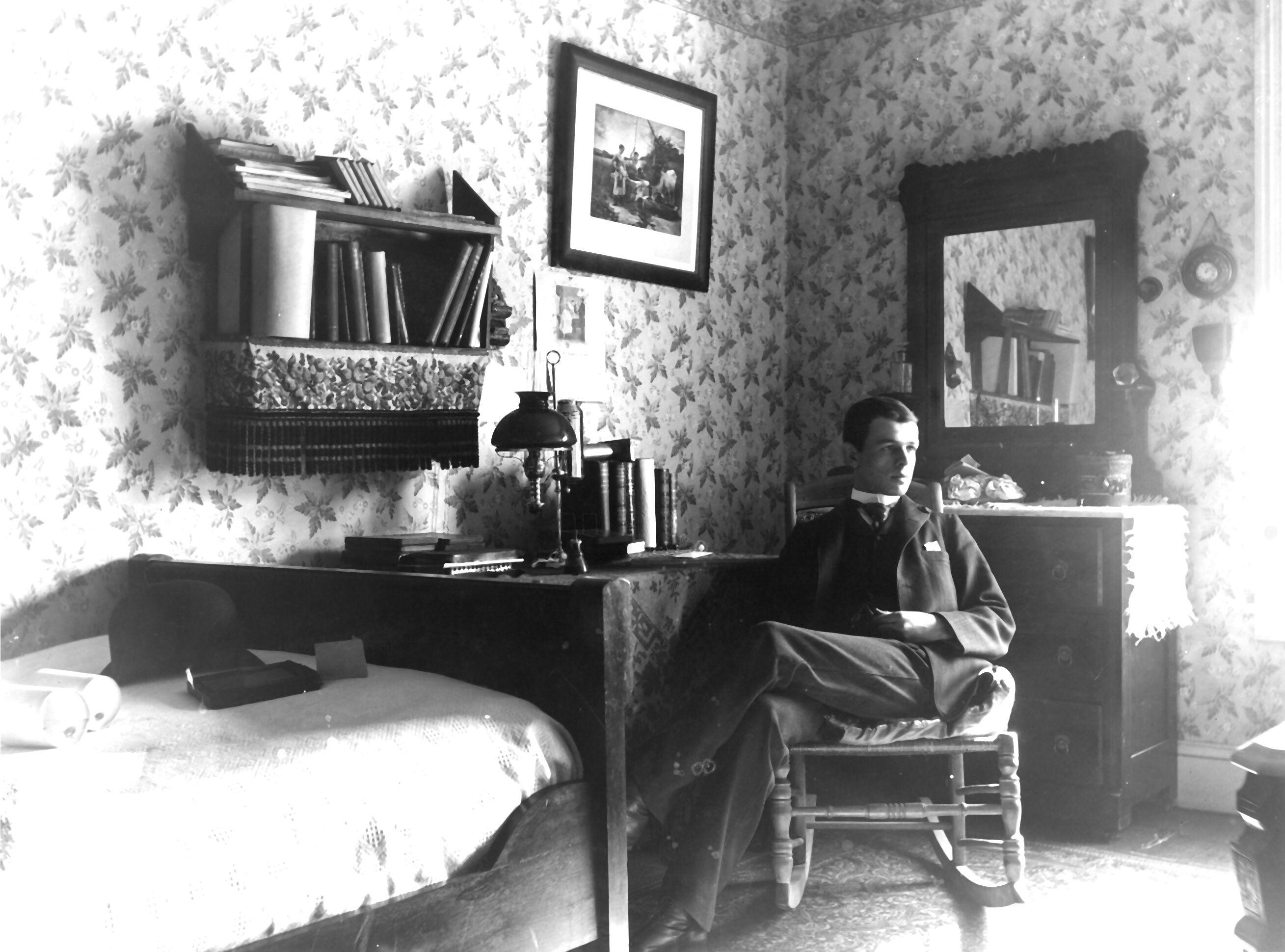 Penn student Charles Albert Dickson in the 1890s