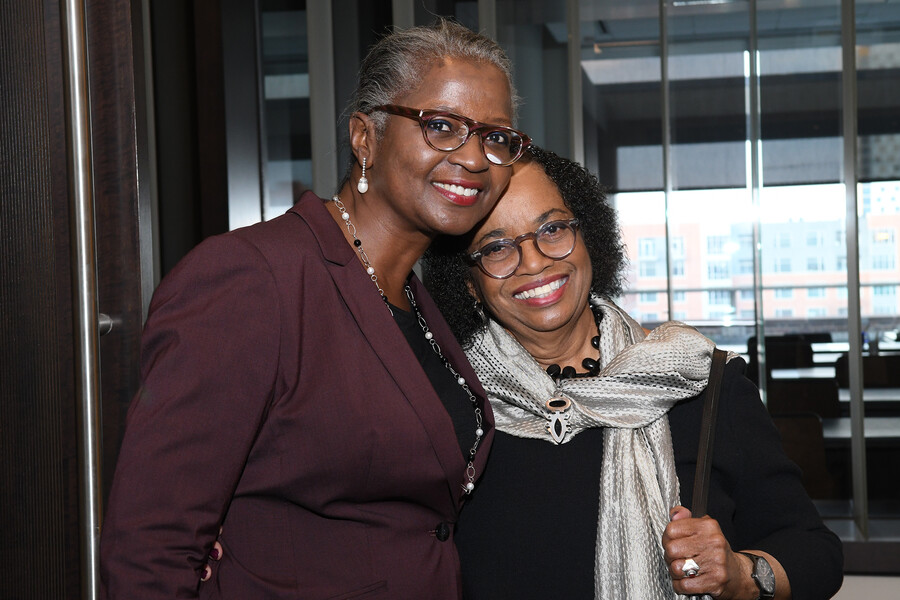Penn Senior Vice President Joann Mitchell and Professor Thadious Davis 