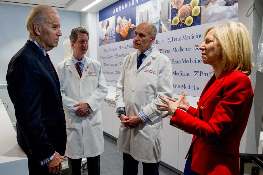 VP Biden and Penn President Amy Gutmann
