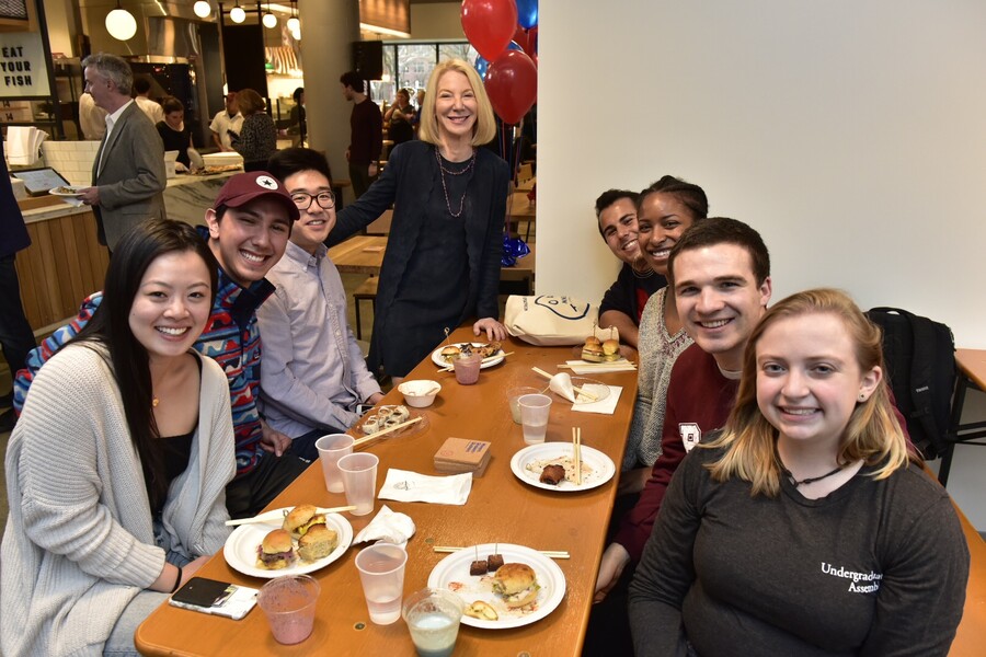 Amy Gutmann at Franklin's Table