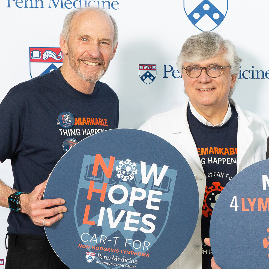 Carl June (left) and Stephen Schuster (right)
