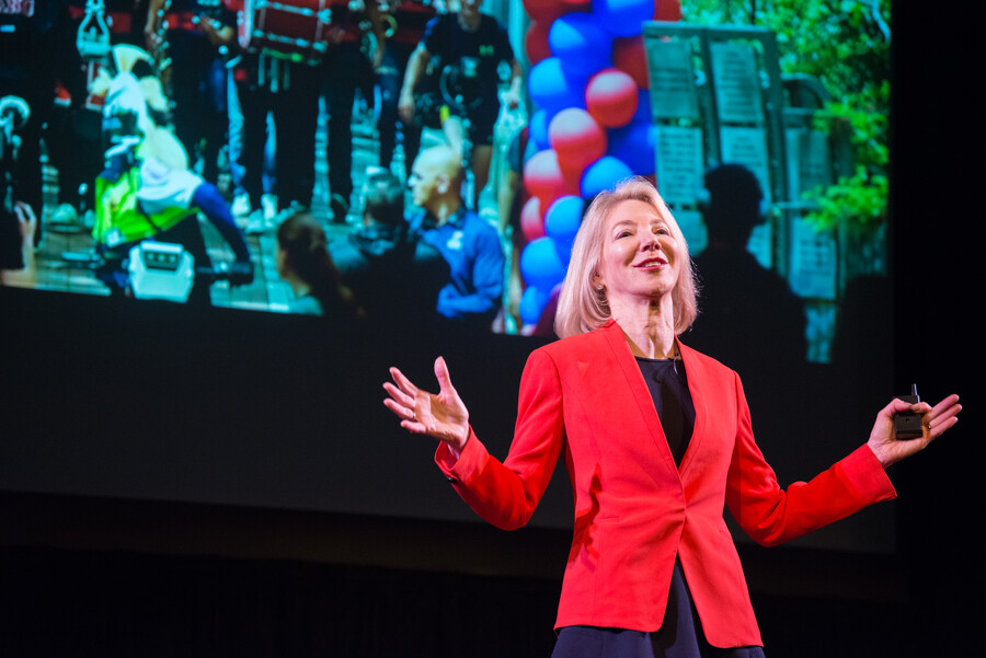 Conversation with Gutmann on stage