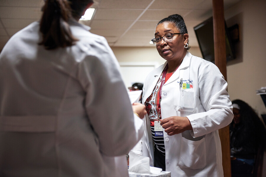 Eydie Miller, a professor of clinical ophthalmology and director of the Glaucoma Service at the Scheie Eye Institute