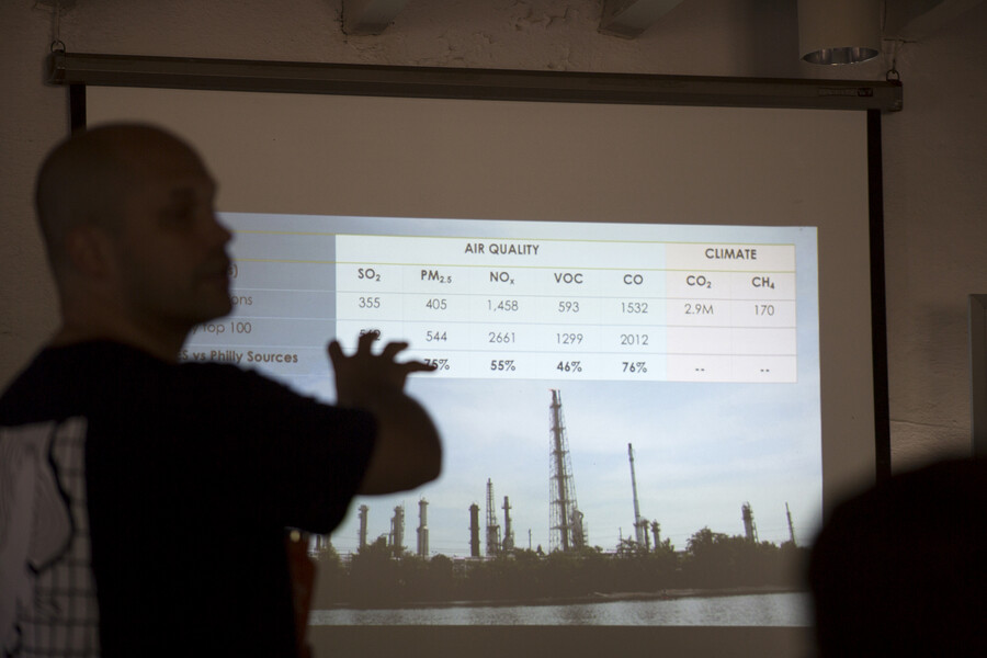 Peter DeCarlo lecturing