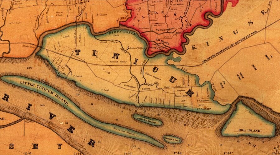 Tinicum map