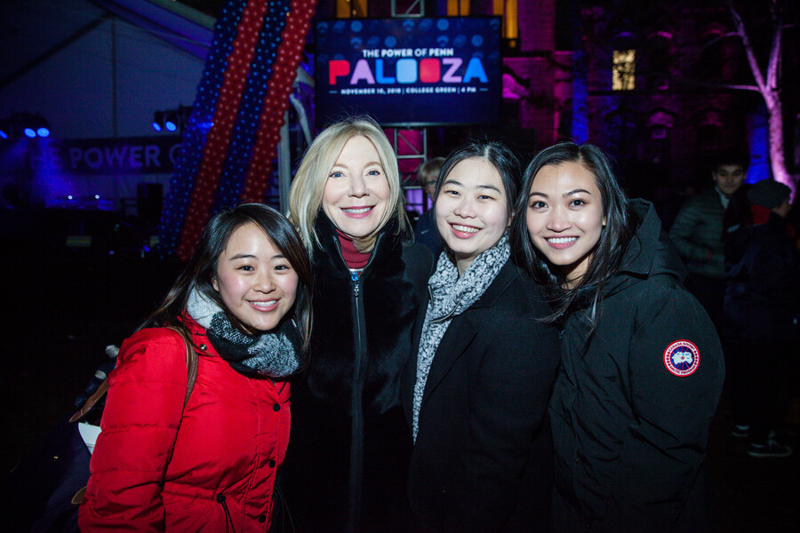 Penn President Amy Gutmann at Power of Penn Palooza
