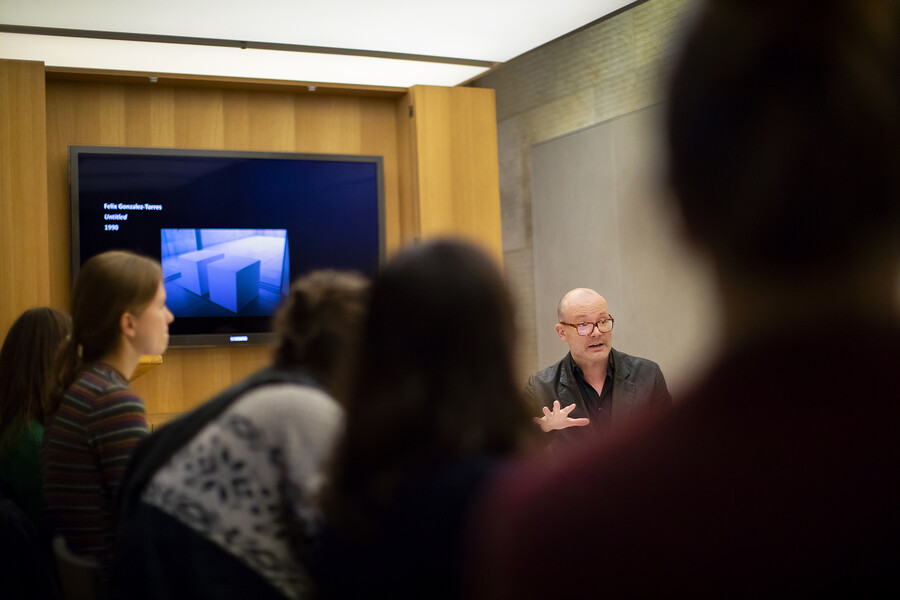 Thom Collins teaching a class