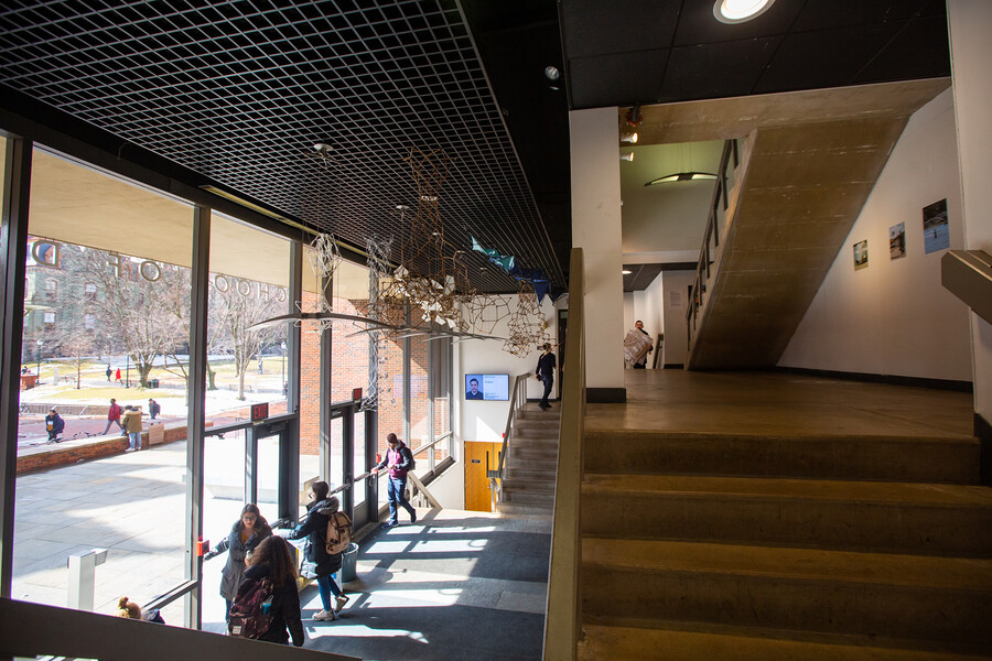 foyer of penn design meyerson building