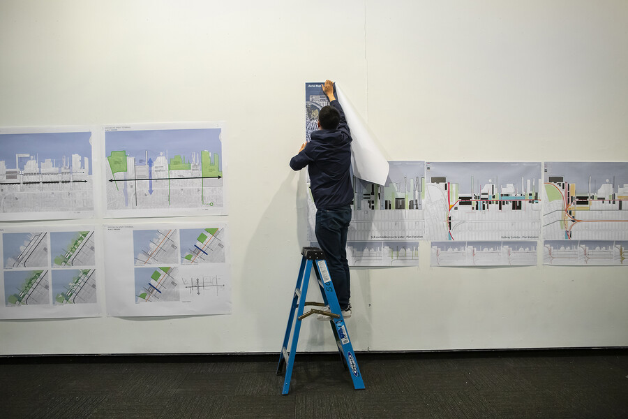 hanging up landscape architecture projects