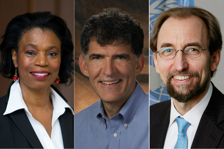 Anita Allen, Daniel Rader, and Zeid Ra'ad Al Hussein
