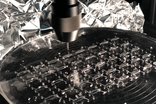 Animation of robotic hole punch