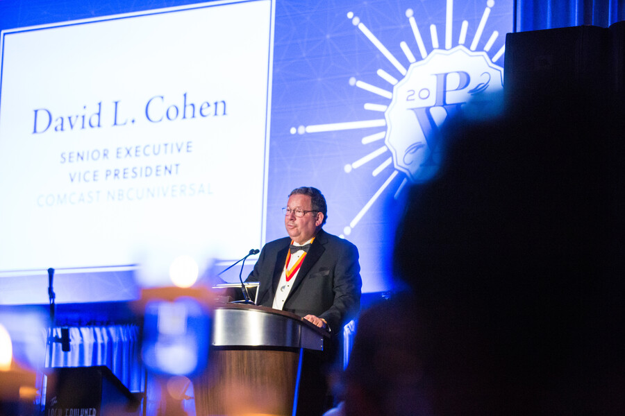 david cohen speaking at william penn awards