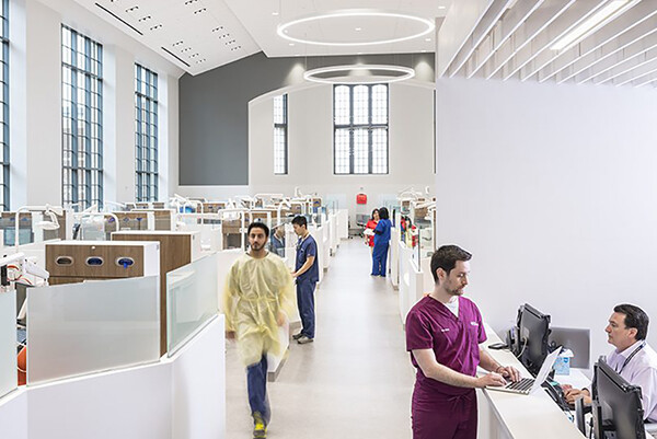 Brightly lit room in Penn Dental Medicine’s Robert I. Schattner Clinic&nbsp;