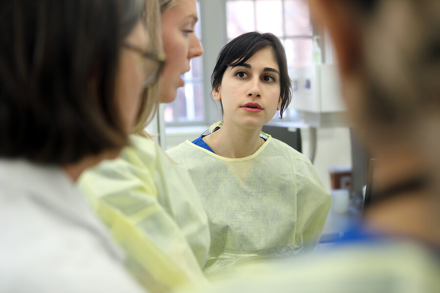 dental clinic student Goldie Razban