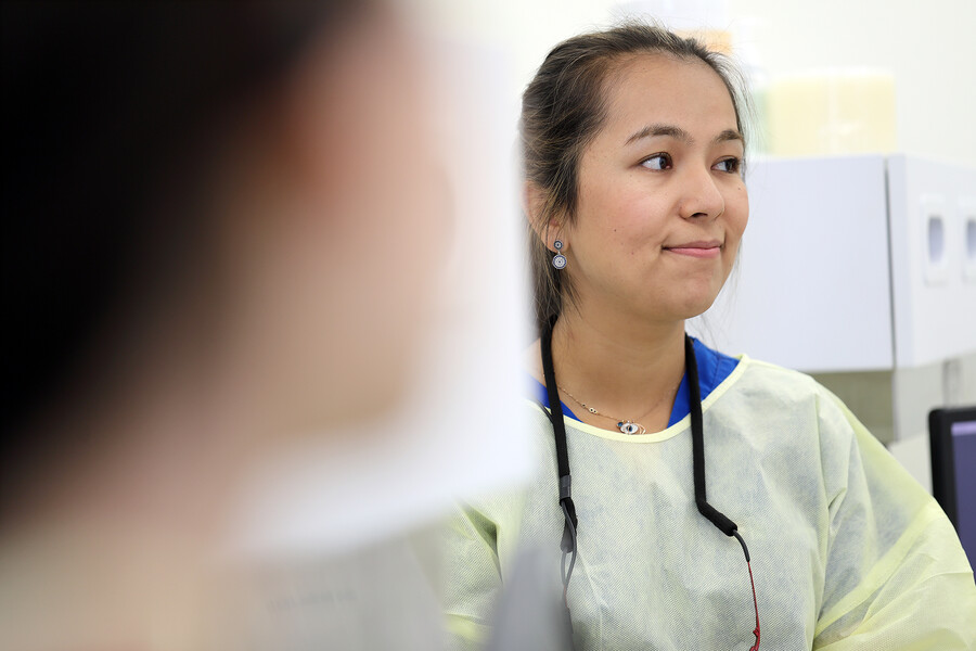 dental student Irada Rahman