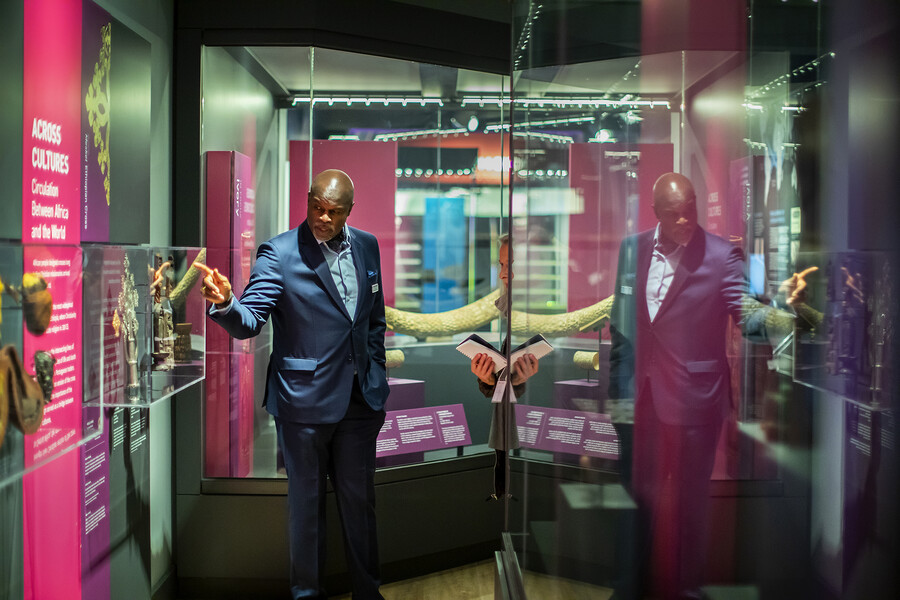 lead curator of the Africa Galleries is Tukufu Zuberi