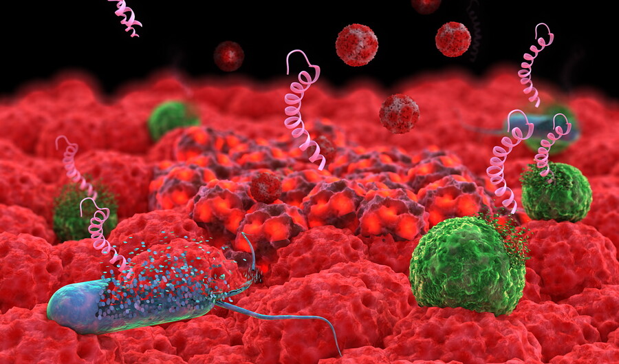 red microbe