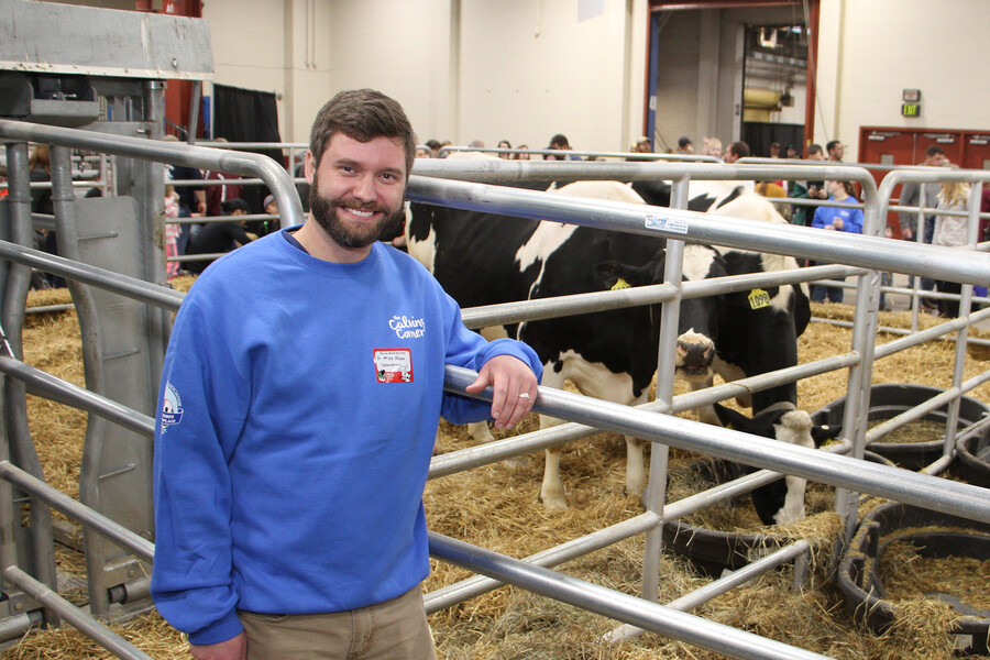 Mike Pesato, a board-certified food animal veterinarian