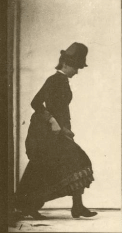gif of woman jumping over stool