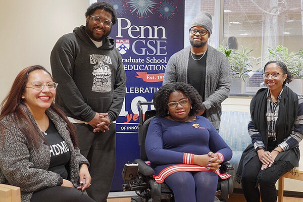 From left, Janay Garrett, Daris McInnis, Christopher R. Rogers, Laronnda Thompson, and Latricia Whitfield