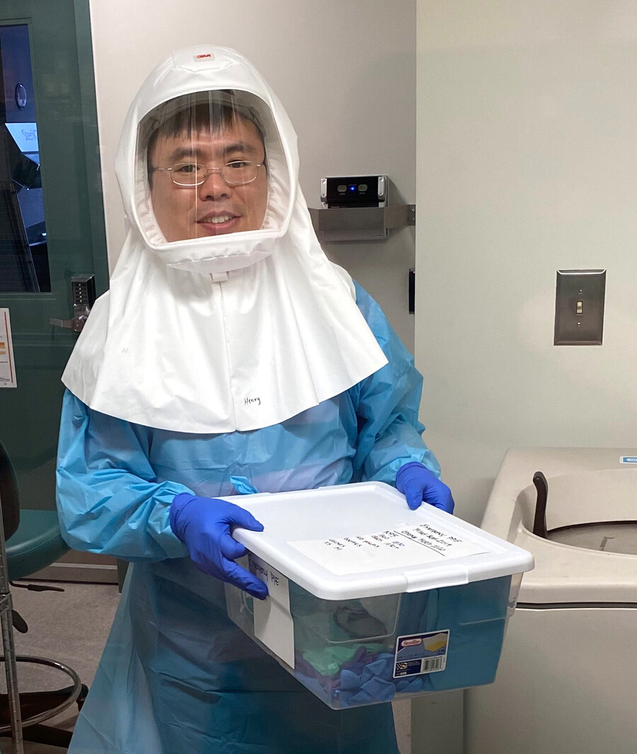 henry li in protective gear