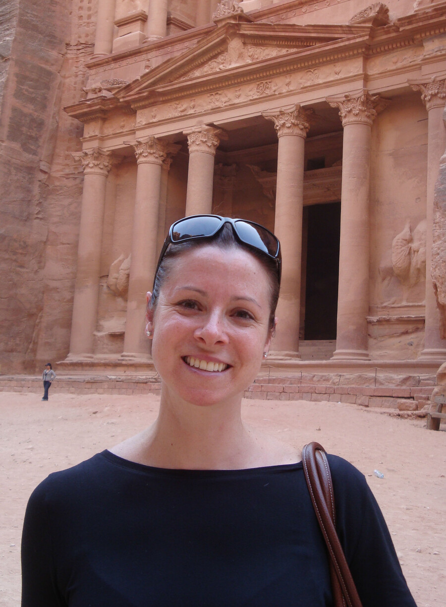 Jaime Molyneux in Jordan.