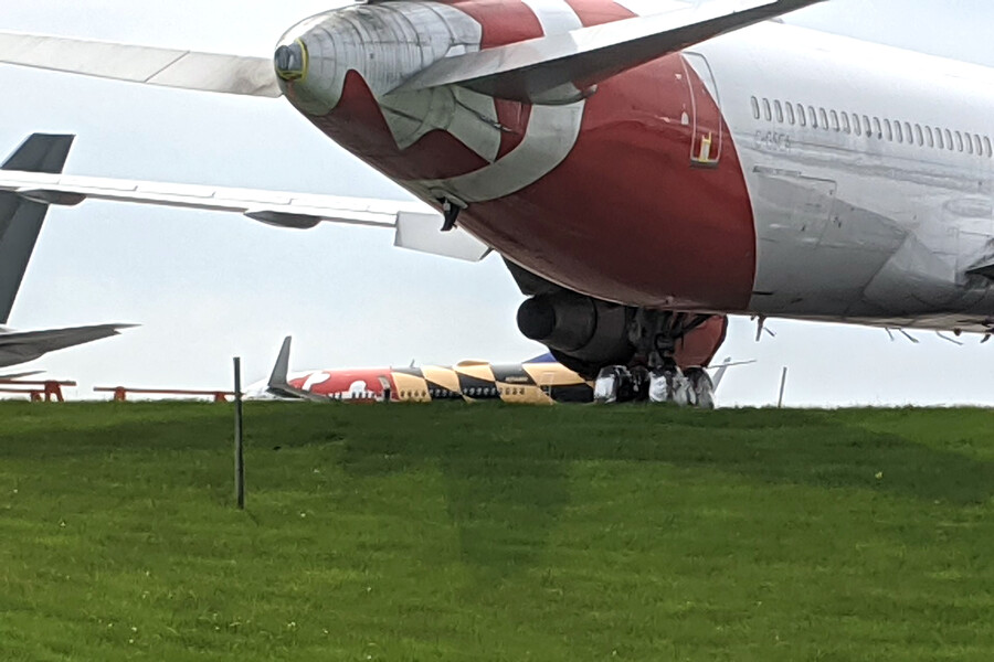 airplanes on the tarmac