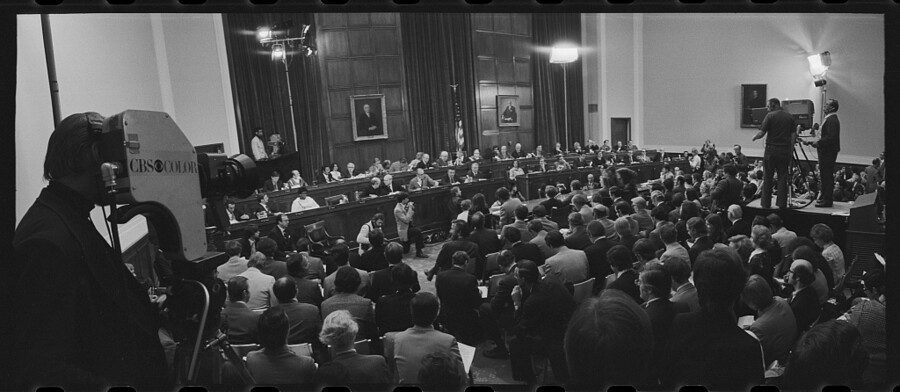 first day of nixon impeachment inquiry