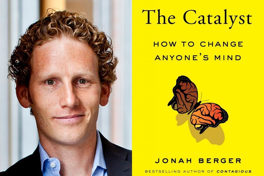 picture of author and booksleeve