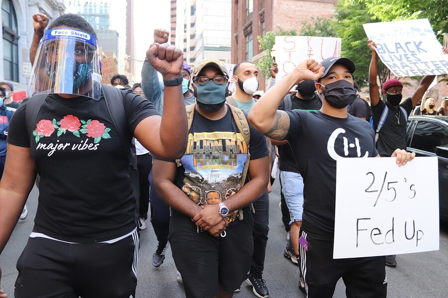 black lives matter protesters