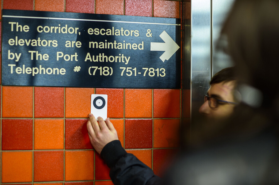 calibrating signage at stations