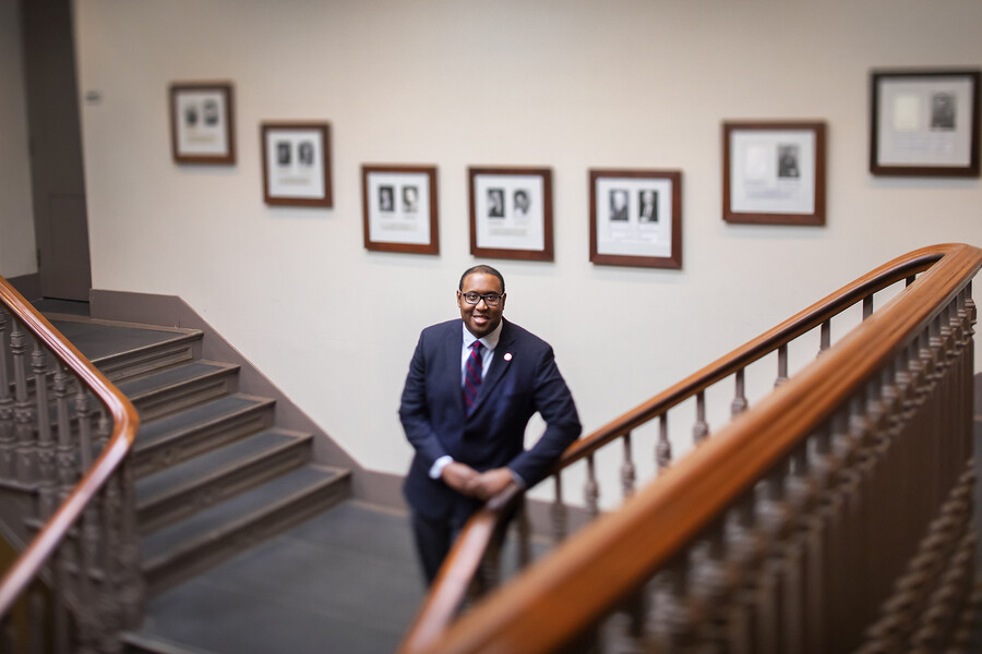 quayshawn spencer on steps