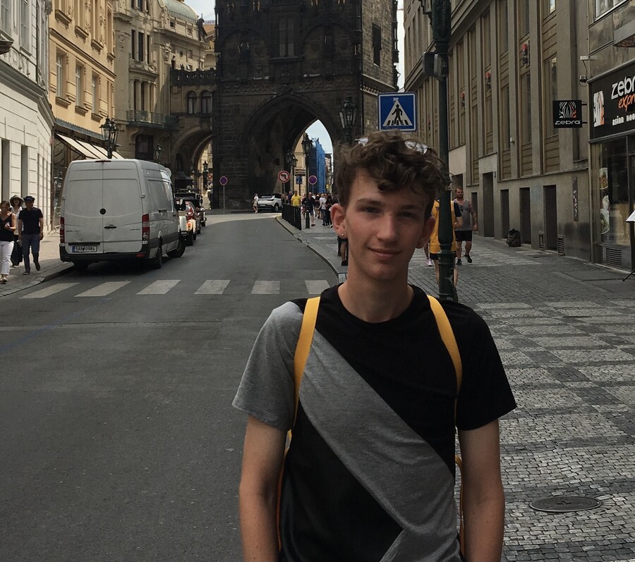 Leo Wagner on a city street