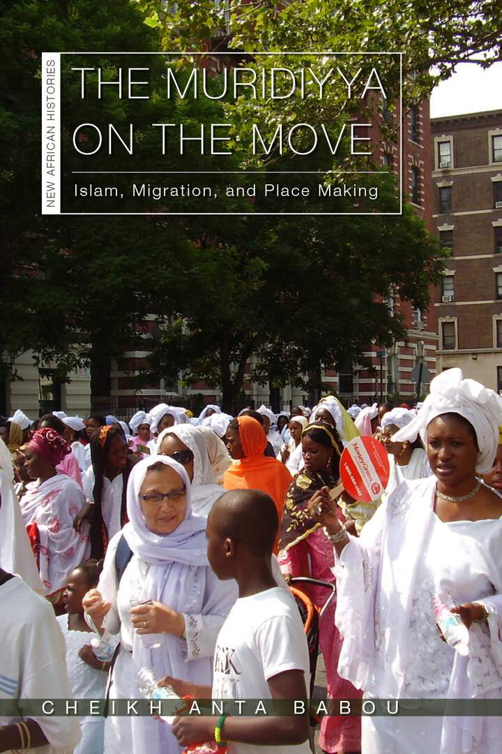 Group of Senegalese immigrants on the street.