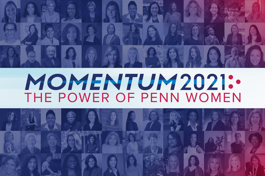 graphic of event with pictures of various women in the background