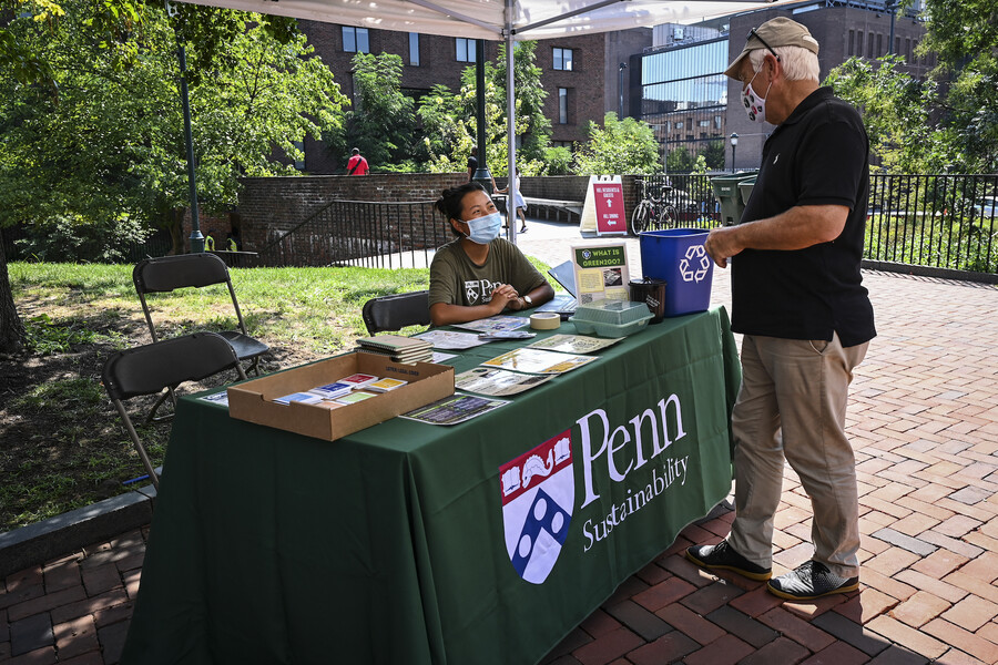 eco reps at Penn's move in day