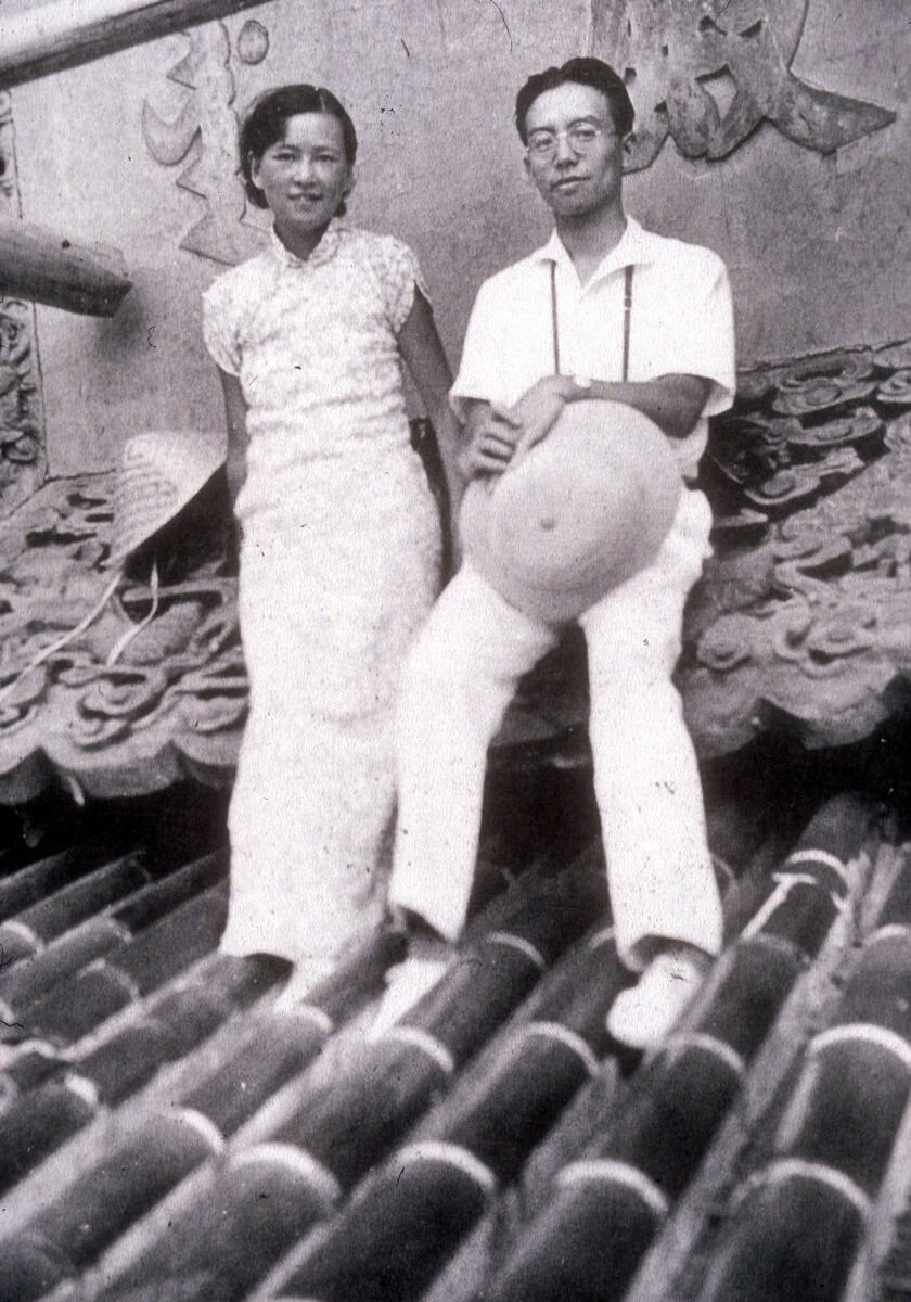 two Penn alumni, Liang Sicheng and Lin Huiyin