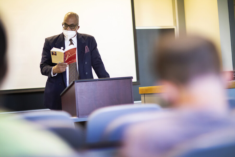 Herman Beavers reads from the book