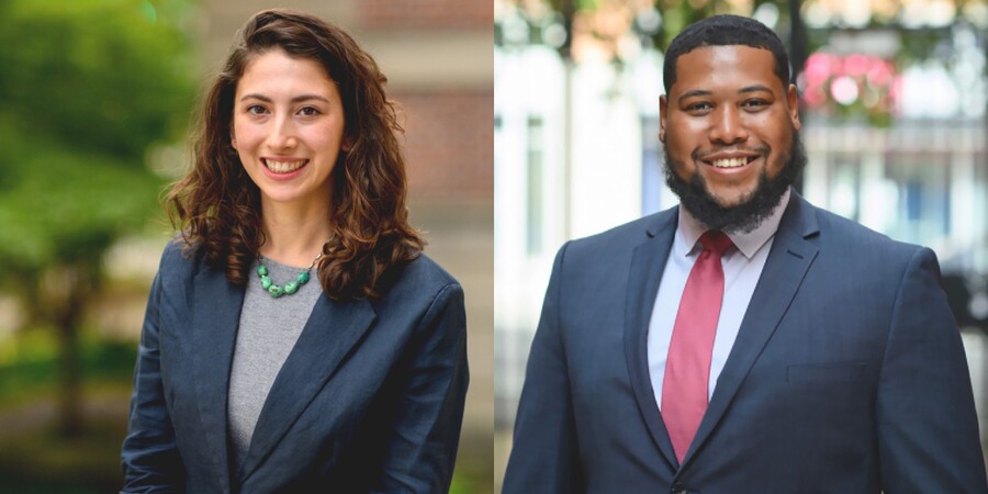 Elizabeth Shackney and Miguel Willis.