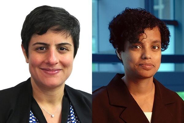Shirin Saeedi Bidokhti (left) and Saswati Sarkar.