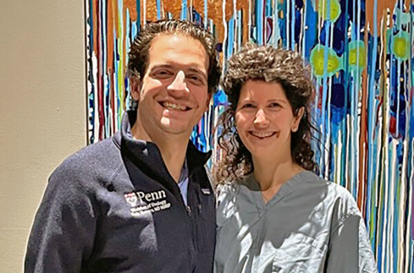 Christopher Herrera, left, and Esther Nivasch Turner.