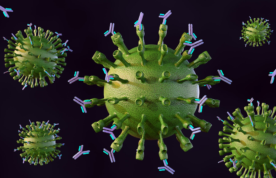 Microscopic images of T cells.