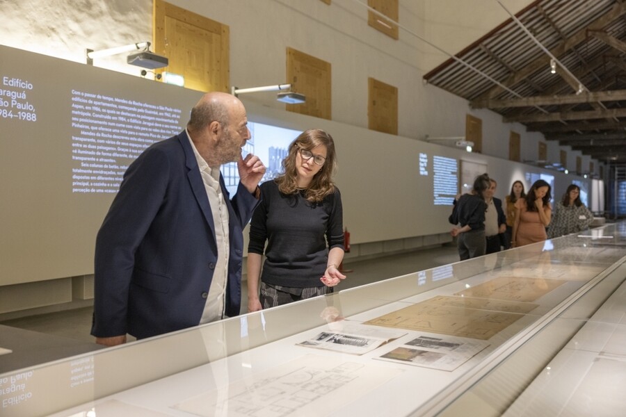 Vanessa Grossman with Jean-Louis Cohen at Casa&nbsp;da&nbsp;Arquitectura.